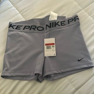 Lavender Nike Pro- Dri-Fit shorts